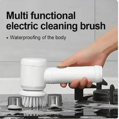 Electric Cleaning Brush USB Rechargeable Bathroom Kitchen Cleaner